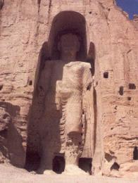 Een van de Boeddha beelden in Bamian