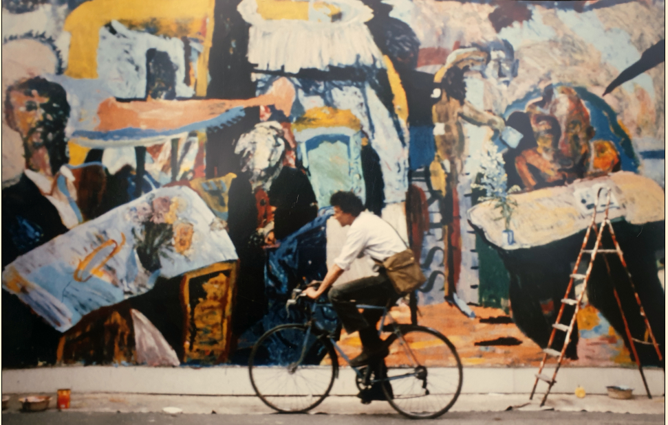 wereldschilderij 3 Jan Piet Bode en Roeland Schweitzer, Amsterdam 1985